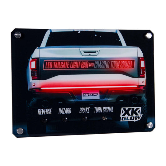 XKGlow Truck Tailgate Light Dealer Display - Part XK-DIS-TAILGATE