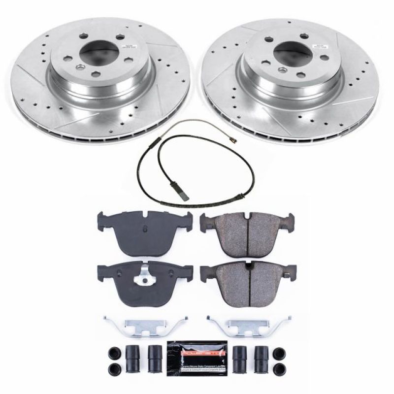 Power Stop 2019 BMW X6 Rear Z23 Evolution Sport Brake Kit PowerStop