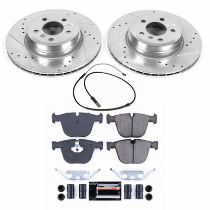 Power Stop 2019 BMW X6 Rear Z23 Evolution Sport Brake Kit PowerStop