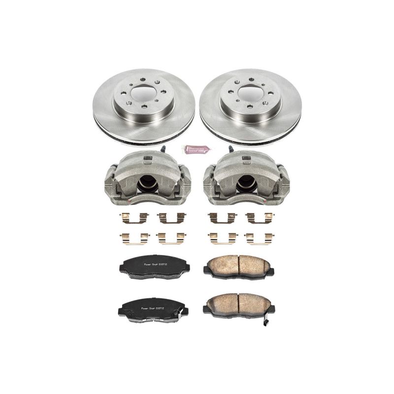 Power Stop 01-05 Honda Civic Front Autospecialty Brake Kit w/Calipers PowerStop