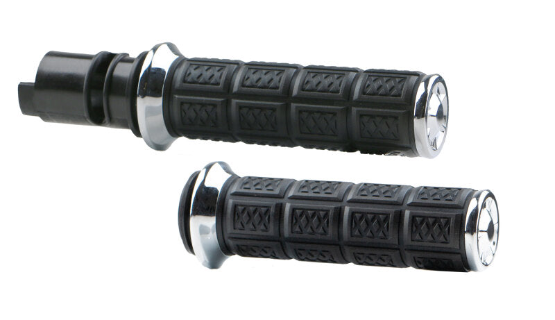 Kuryakyn Enygma Grips 24 and Up Touring Chrome