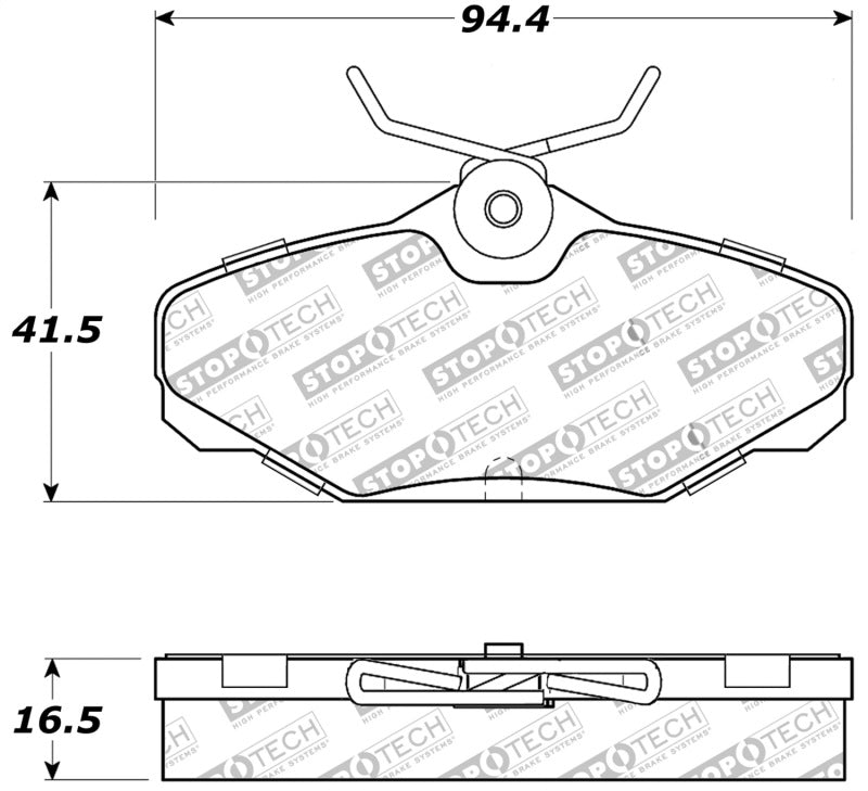 StopTech Performance Brake Pads