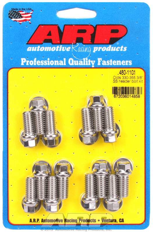 ARP Olds 330-455 3/8in SS Header Bolt Kit