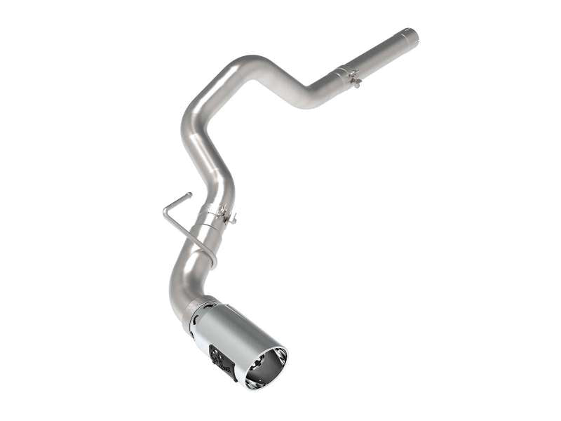 aFe Large Bore-HD 3in 409-SS DPF-Back Exhaust System w/ Polished Tip 14-19 RAM 1500 V6 3.0L (td) aFe