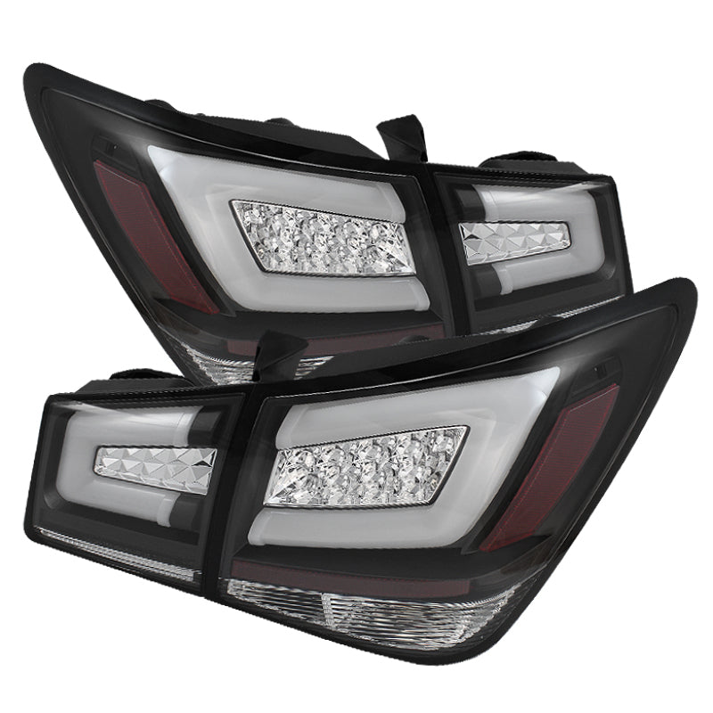Spyder Chevy Cruze 2011-2014 Light Bar LED Tail Lights Black ALT-YD-CCRZ11-LBLED-BK SPYDER