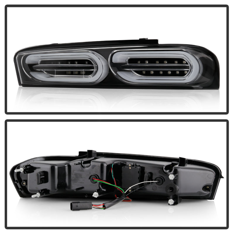 Spyder Chevy Camaro 16-18 (Do Not Fit Halogen Model) LED Tail Lights Black ALT-YD-CCAM16LED-SEQ-BK SPYDER