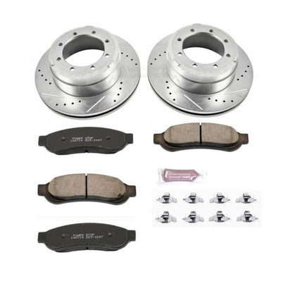 Power Stop 05-10 Ford F-350 Super Duty Rear Z23 Evolution Sport Brake Kit PowerStop