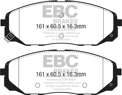 EBC YellowStuff Front Brake Pads - DP43061R EBC