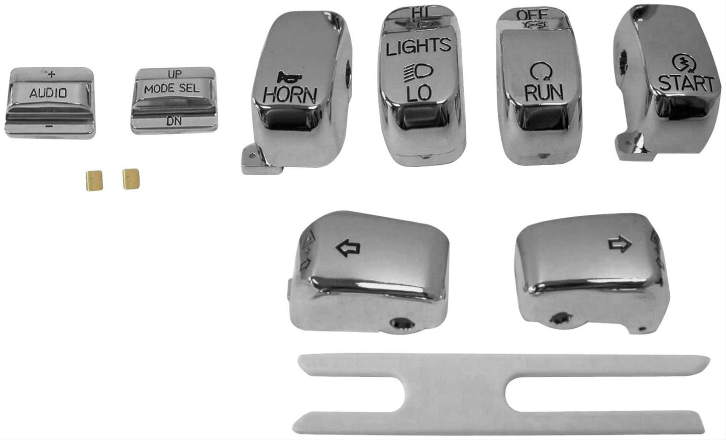 Bikers Choice Chr Switch Cap Kit- 71803-03