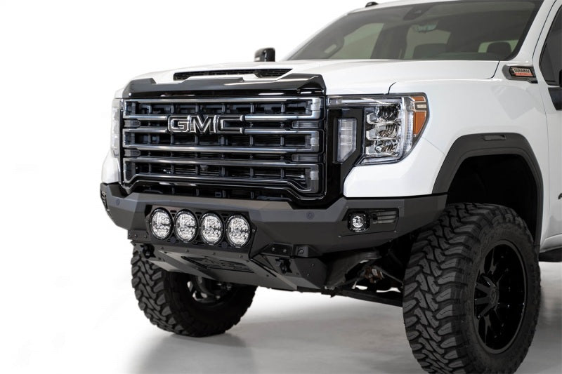 Addictive Desert Designs 20-23 GMC Sierra 2500/3500 Bomber Front Bumper - Black Addictive Desert Designs