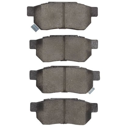 R1 Rear Semi-Metallic Brake Pads 1985-2014 Acura/Honda - 2311-0374-00