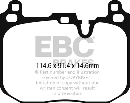 EBC Ultimax2 Front Brake Pads - UD1875 EBC
