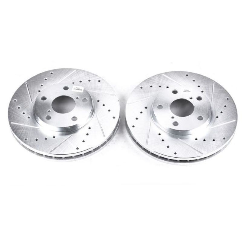 Power Stop 93-05 Lexus GS300 Front Evolution Drilled & Slotted Rotors - Pair PowerStop