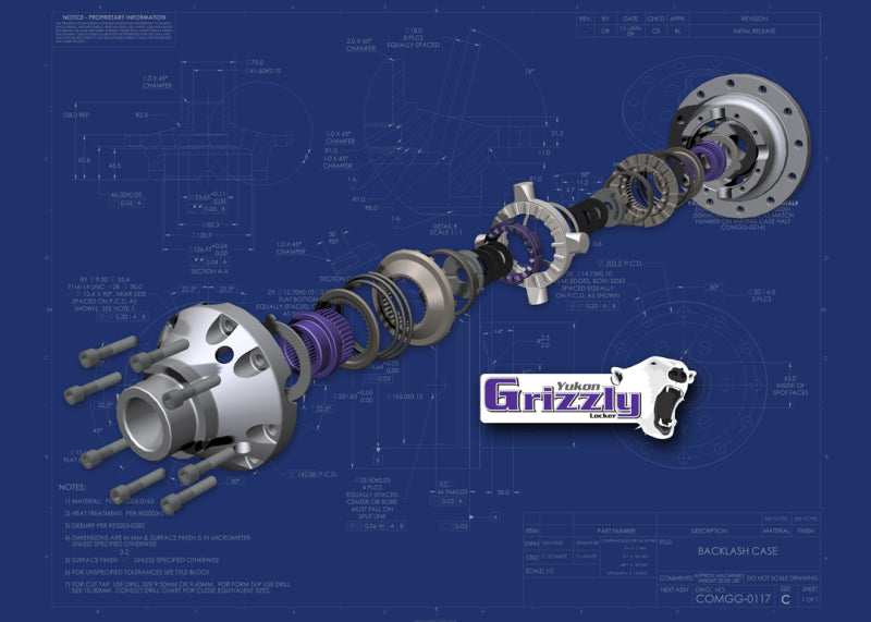 Yukon Gear Grizzly Locker For Dana 30 / 27 Spline / 3.73+ Yukon Gear & Axle