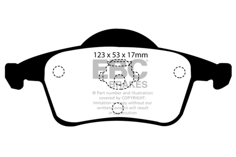 EBC GreenStuff Rear Brake Pads - DP21231 EBC