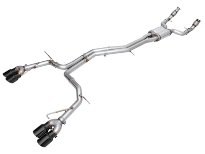 AWE Tuning 19-23 Audi C8 S6/S7 2.9T V6 AWD Track Edition Exhaust - Diamond Black Tips AWE Tuning