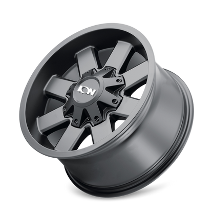 ION 141 17x9 / 8x165.1 BP / 18mm Offset / 125.2mm Hub Satin Black Wheel