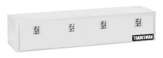 Tradesman Steel Top Mount Truck Tool Box (90in.) - White Tradesman