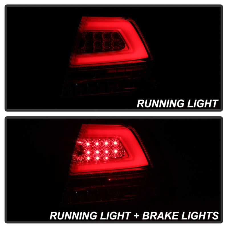 Spyder Pontiac G8 08-09 Version 2 Light Bar LED Tail Lights - Red Clear- ALT-YD-PG808V2-LB-RC SPYDER