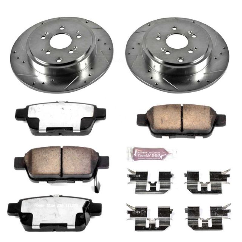 Power Stop 06-14 Honda Ridgeline Rear Z36 Truck & Tow Brake Kit PowerStop