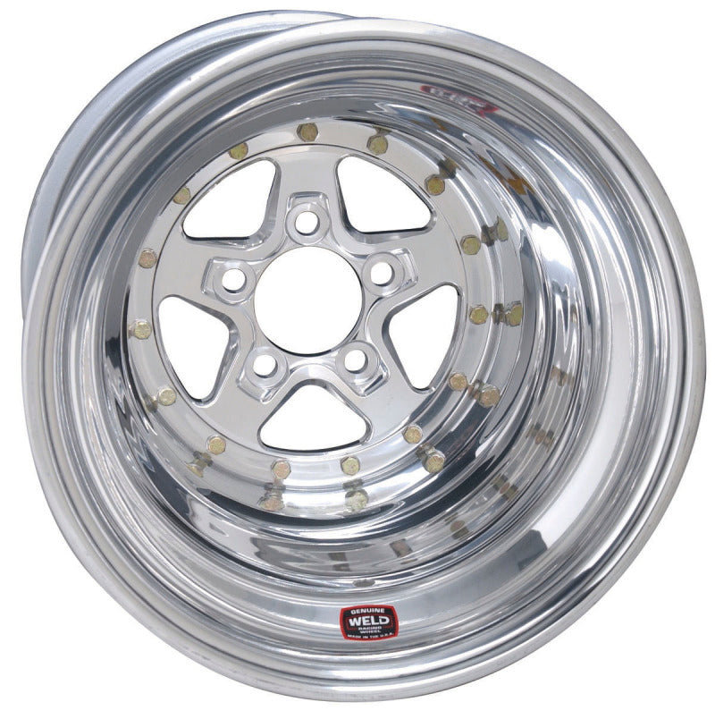 Weld Alumastar 2.0 15x10 / 5x4.5 BP / 3in. BS Polished Wheel - Non-Beadlock