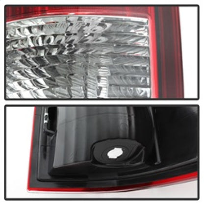 xTune Dodge Ram 1500 09-16 LED Tail Lights Incandescent Model Only - Red Clear ALT-ON-DR09-LBLED-RC SPYDER