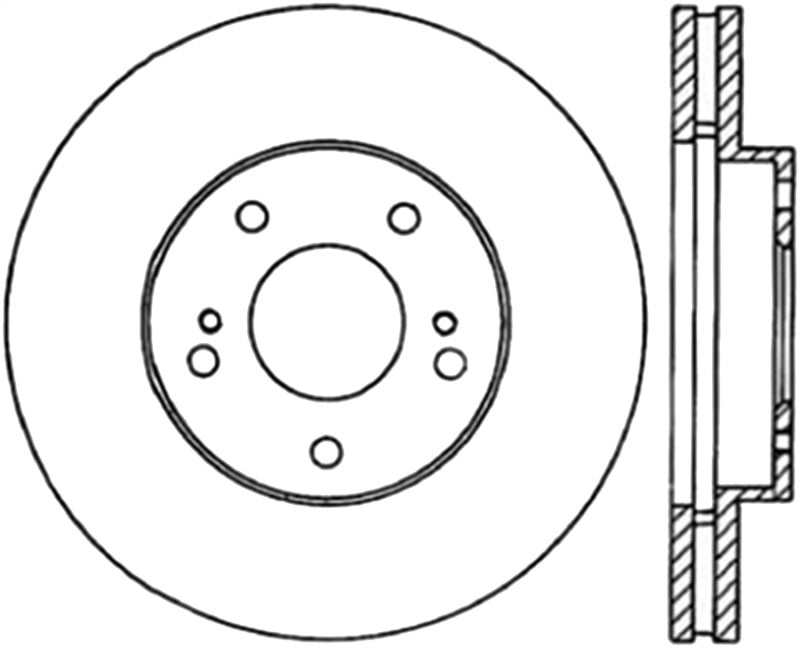 StopTech Drilled Sport Brake Rotor Stoptech