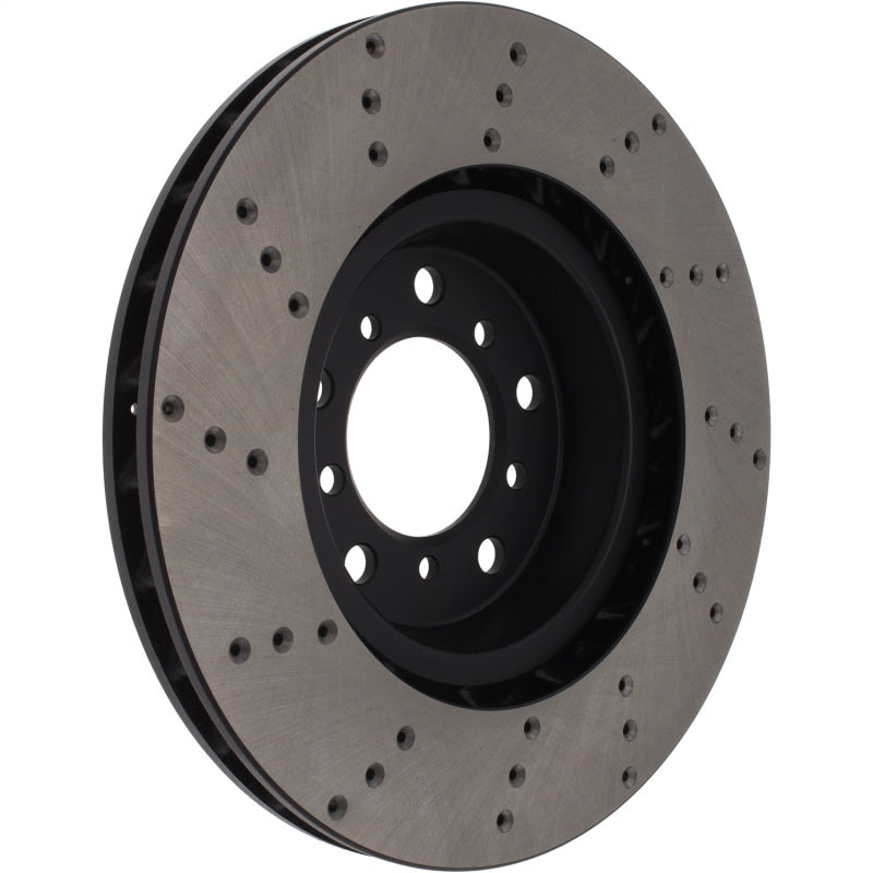 StopTech 01-06 BMW M3 Drilled Left Front CRYO Rotor Stoptech
