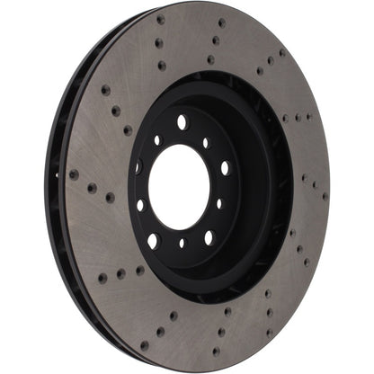 StopTech 01-06 BMW M3 Drilled Left Front CRYO Rotor Stoptech