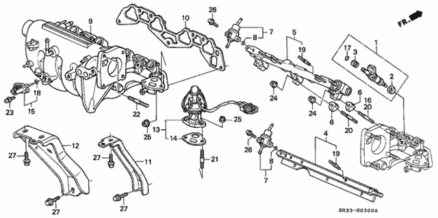 OEM Honda Air Intake Temperature Sensor (37880-P05-A00) X1