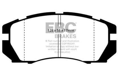 EBC GreenStuff Front Brake Pads - DP2966 EBC