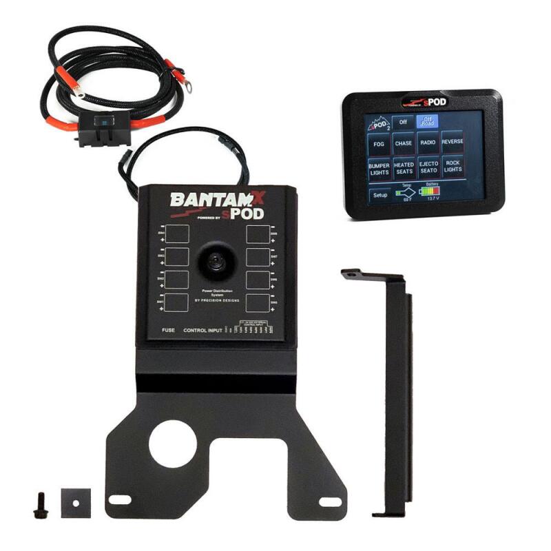 Spod 03-06 Jeep Wrangler TJ SourceLT w/ Blue LED Switch Panel