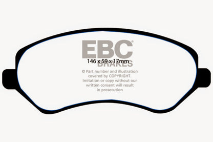 EBC Ultimax2 Front Brake Pads - UD856 EBC