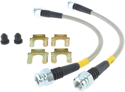 StopTech 12-16 Ford Fiesta Stainless Steel Rear Brake Lines Stoptech