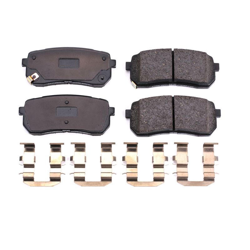 Power Stop 07-12 Hyundai Veracruz Rear Z17 Evolution Ceramic Brake Pads w/Hardware PowerStop