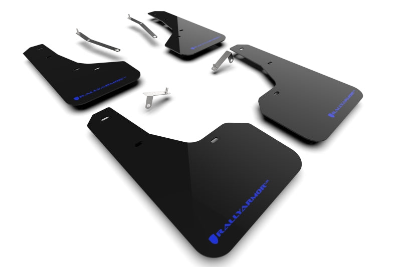 Rally Armor 2022 Subaru Forester (Incl. Wilderness) UR Black Mud Flap w/ Blue Logo Rally Armor