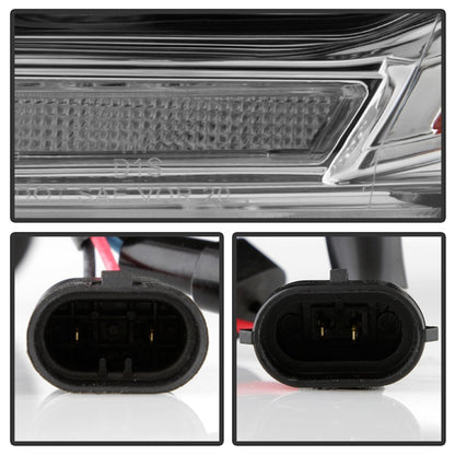 Spyder Dodge Durango 11-13 Halogen Model Only Projector Headlights - Chrome PRO-YD-DDU11SI-C SPYDER