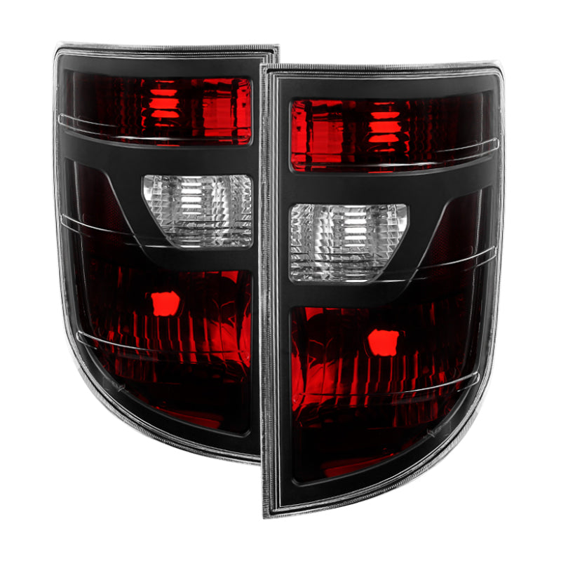 Xtune Honda Ridgeline Pickup 06-08 OEM Style Tail Lights Red Smoked ALT-JH-HRID06-OE-RSM SPYDER