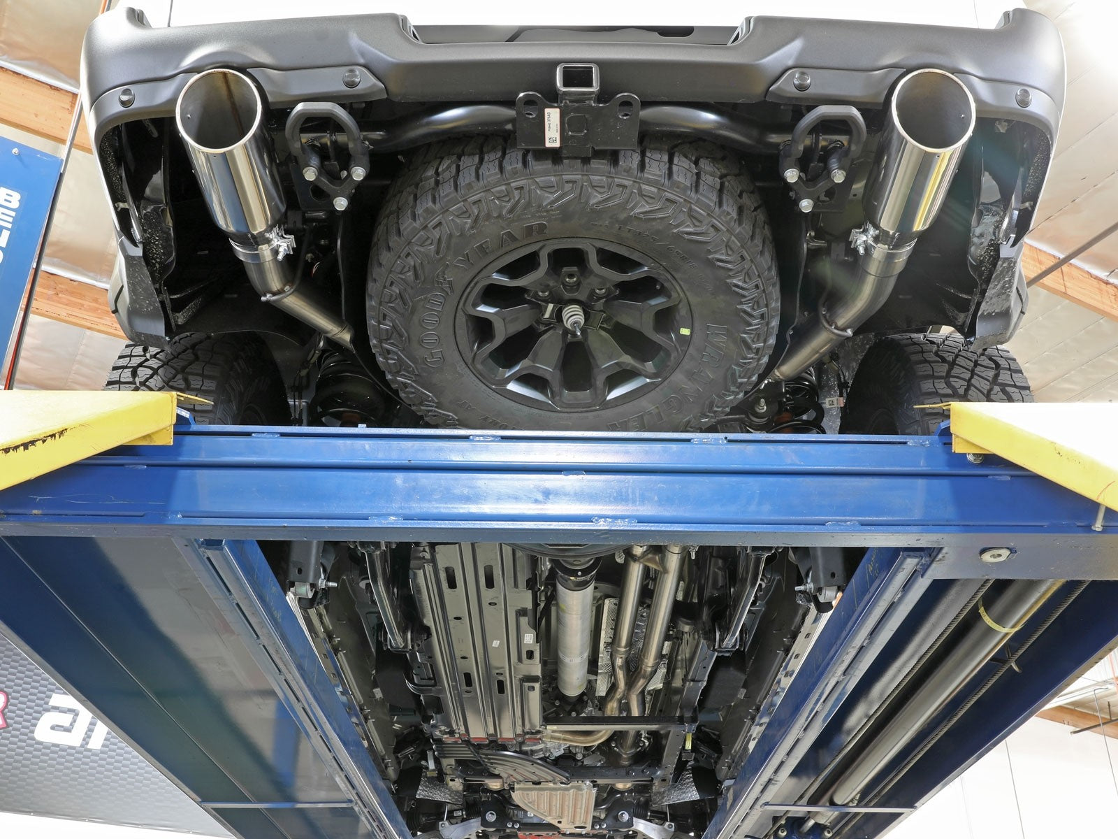 aFe RAM 1500 TRX 21-23 V8-6.2L (sc) Vulcan Series 3 IN to 3-1/2 IN 304 Stainless Steel Cat-Back Exhaust System w/ Polished Tip - 49-32084-P aFe