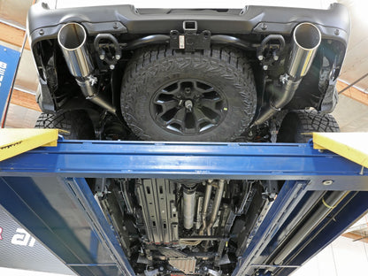 aFe RAM 1500 TRX 21-23 V8-6.2L (sc) Vulcan Series 3 IN to 3-1/2 IN 304 Stainless Steel Cat-Back Exhaust System w/ Polished Tip - 49-32084-P aFe