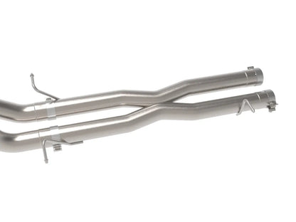 aFe Vulcan Series 3 IN to 3-1/2 IN 304 Stainless Steel Cat-Back Exhaust System w/ Polished Tip - 49-32087-P