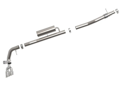 aFe Rebel Series 3in Cat-Back Exhaust Side Exit w/ Polished Tips 19-20 Ford Ranger L4-2.3L (t)