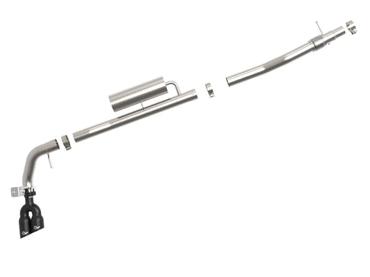 aFe Rebel Series 3in 304 SS Cat-Back Exhaust Side Exit w/ Black Tips 19-20 Ford Ranger L4-2.3L (t)
