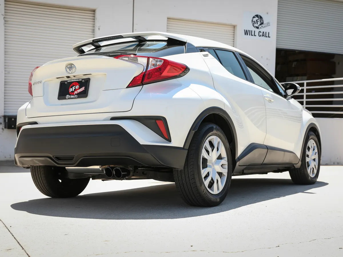 aFe Takeda 18-21 Toyota C-HR 2.0L 2.5in 304 Stainless Steel Cat-Back Exhaust w/ Black Tip