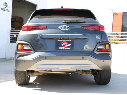 aFe Takeda 2.5in 304 SS Axle-Back Exhaust w/ Black Tips 18-22 Hyundai Kona L4-1.6L (t) AWD