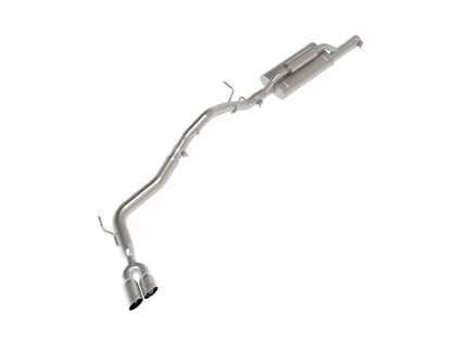 aFe Vulcan Series 2-1/2 IN to 3 IN 304 Stainless Steel Cat-Back Exhaust System w/ Polished Tip - 49-33148-P