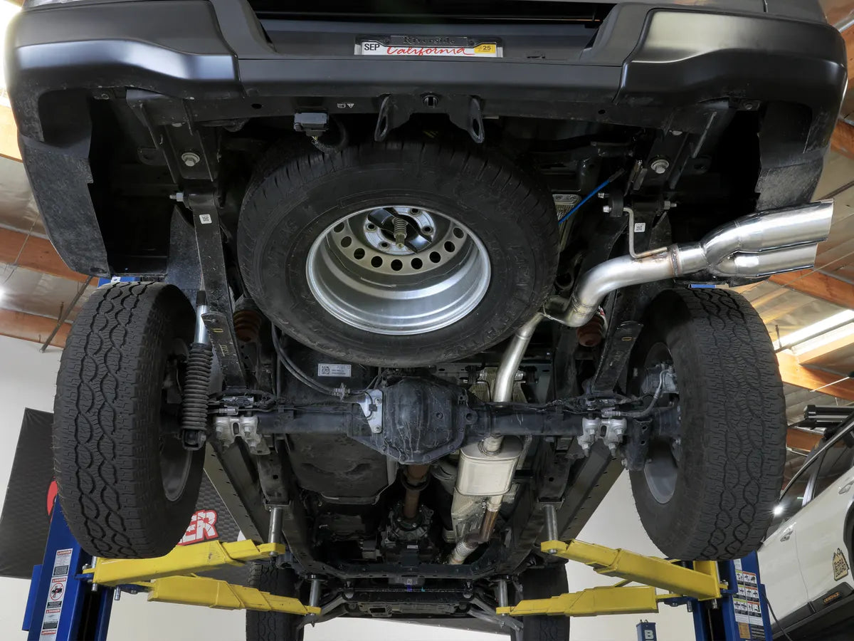 aFe Vulcan Series 2-1/2 IN to 3 IN 304 Stainless Steel Cat-Back Exhaust System w/ Polished Tip - 49-33148-P