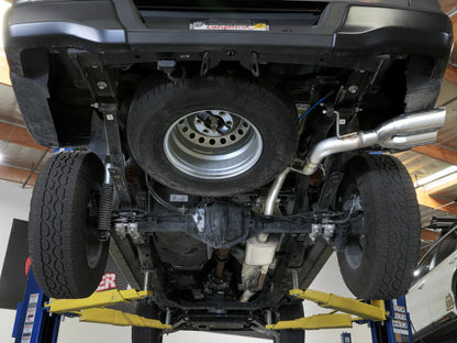 aFe Vulcan Series 2-1/2 IN to 3 IN 304 Stainless Steel Cat-Back Exhaust System w/ Polished Tip - 49-33148-P