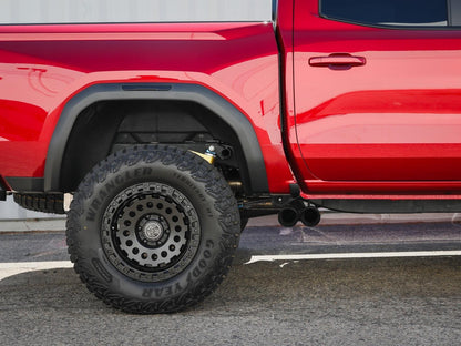 AFE 23-24 L4 GM Colorado/Canyon Rebel Series 3 IN 304 Stainless Steel Cat-Back System w/Black Tip