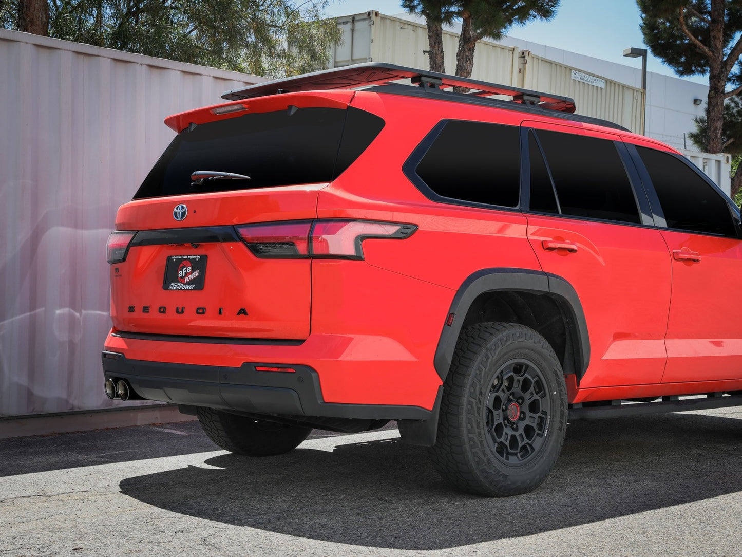 aFe 23-24 Toyota Sequoia V6 3.4L Vulcan Series 2-1/2in to 3in 304 SS Cat-Back Exhaust w/ Black Tip aFe